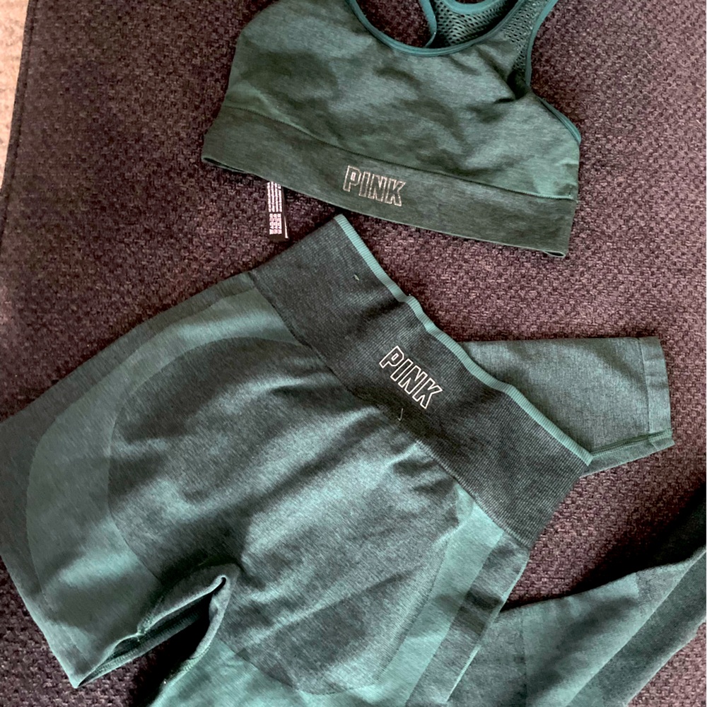 Victoria’s Secret PINK sports bra and leggings set